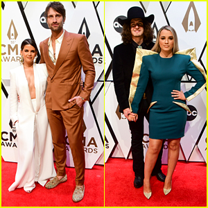 Maren Morris & Gabby Barrett Couple Up With Their Hubby's At The CMA Awards 2021