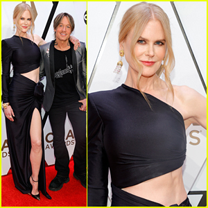 Nicole Kidman Supports Husband Keith Urban at CMA Awards 2021