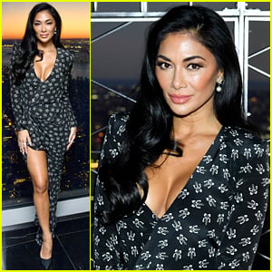 Nicole Scherzinger Stops By Empire State Building To Promote 'Annie Live!'