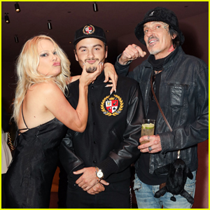 Pamela Anderson & Ex Tommy Lee Reunite to Celebrate Son Brandon's Fashion Brand Launch