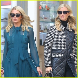 Paris Hilton Meets Up with Younger Sister Nicky to Do Some Shopping in NYC