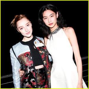 Netflix's Hottest Stars Phoebe Dynevor & HoYeon Jung Meet Up at Louis Vuitton Dinner!