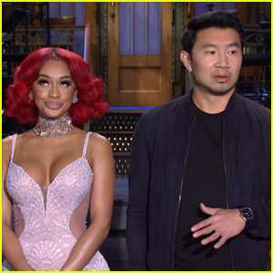 Simu Liu & Saweetie's 'Saturday Night Live' Promo Teases Tension with This Cast Member - Watch!