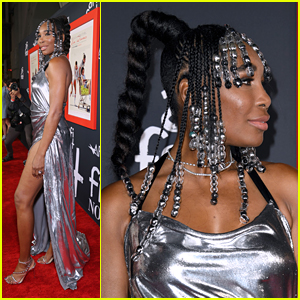 Venus Williams Brings Back Her Iconic Beaded Hair For 'King Richard' Premiere