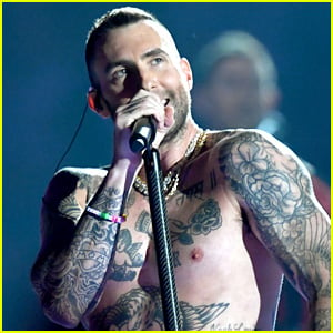 Adam Levine Reveals His New Face Tattoo Is Actually Fake