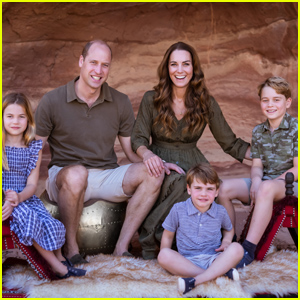 Prince William, Kate Middleton & Their Children Pose for Christmas Card 2021!