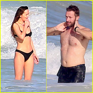 Dakota Johnson & Chris Martin Spend New Year's at the Beach Together in Mexico!