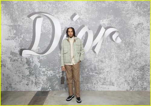 AJ Tracey at the Dior show