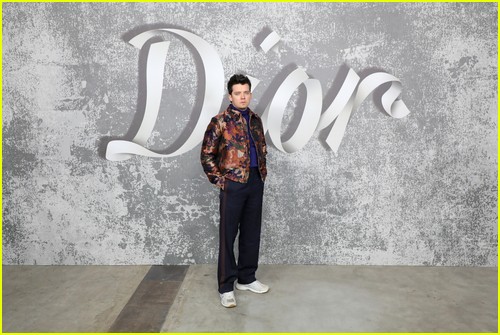 Asa Butterfield at the Dior show