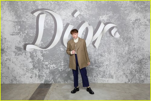 Charlie Heaton at the Dior show