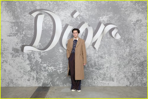 Chase Hudson at the Dior show