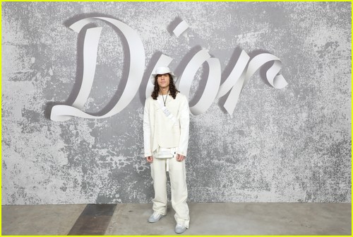 Jackson Myles CHavis at the Dior show