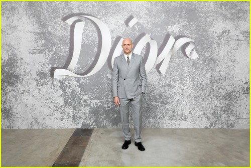 Mark Strong at the Dior show