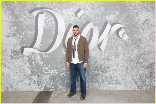 Younes Bendjima at the Dior show