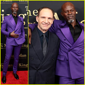 Djimon Hounsou Hits The Gala Screening Of 'The King's Man' With Ralph Fiennes