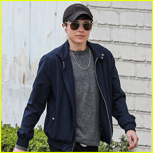 Elliot Page Goes for Solo Stroll Around Los Angeles
