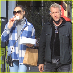 Gal Gadot Enjoys an Ice Cream Cone While Out with Husband Yaron Varsano
