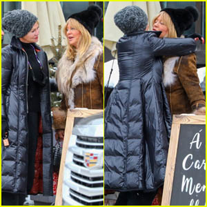 Goldie Hawn & Melanie Griffith Meet Up for Lunch in Aspen