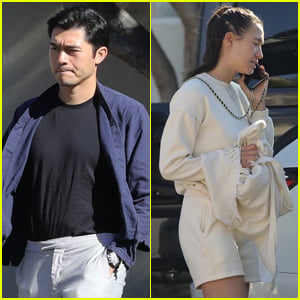 Henry Golding & Wife Liv Lo Meet Up with Friends for Lunch in L.A.