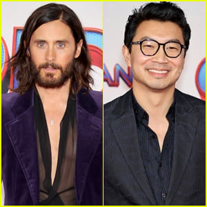 Jared Leto, Simu Liu, & More Stars Step Out for Spider-Man: No Way Home' Premiere