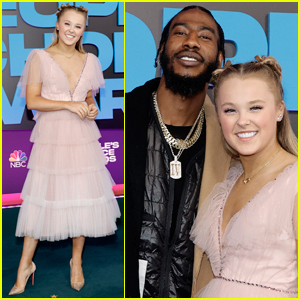 JoJo Siwa Goes Pretty in Pink for People's Choice Awards 2021 with Iman Shumpert