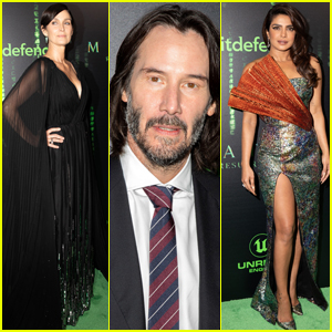 Keanu Reeves Joins Carrie-Anne Moss & Priyanka Chopra at 'The Matrix Resurrections' Premiere in San Francisco