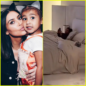 North West Gets in Trouble with Mom Kim Kardashian for Going Live on TikTok - See the Clip!