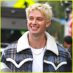 Patrick Schwarzenegger Displays New Blonde Hair While Out For Coffee In Los Angeles