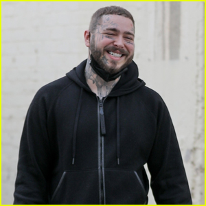 Post Malone is All Smiles While Out Christmas Shopping in Beverly Hills
