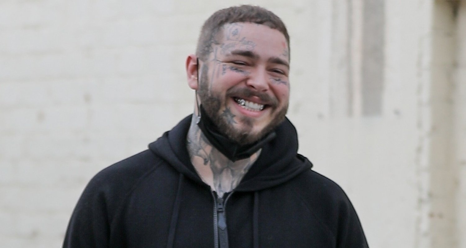 Post Malone is All Smiles While Out Christmas Shopping in Beverly Hills