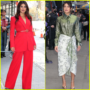 Priyanka Chopra Wows in Two Looks While Promoting 'The Matrix Resurrections'