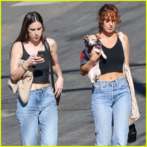 Rumer Willis & Sister Scout Wear Matching Outfits During Trip to the Farmers Market