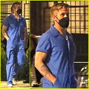 Ryan Gosling Wears a Prison Jumpsuit While Filming for 'The Gray Man' in L.A.