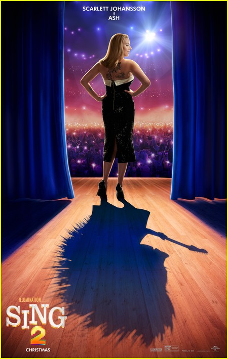 Scarlett Johansson as Ash in Sing 2 movie poster