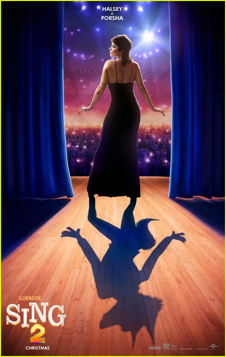Halsey as Porsha in Sing 2 movie poster