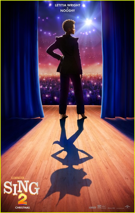 Letitia Wright as Nooshy in Sing 2 movie poster