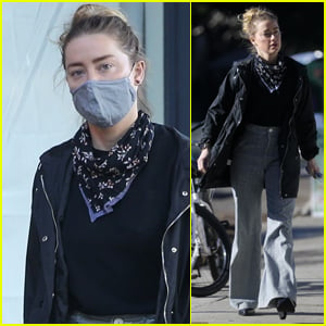 Amber Heard Steps Out to Run Some Errands in Santa Monica