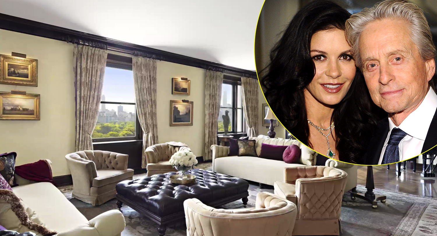 Look Inside Michael Douglas & Catherine ZetaJones’ NYC Apartment, Which They’re Selling for 19
