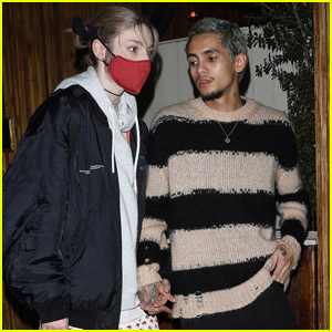 Hunter Schafer & 'Euphoria' Co-Star Dominic Fike Hold Hands During Night Out in West Hollywood
