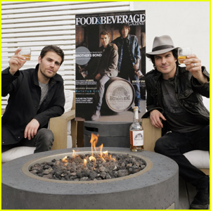 Ian Somerhalder & Paul Wesley Celebrate Their 'Food & Beverage Magazine' Cover at Brother's Bond Bourbon Studio