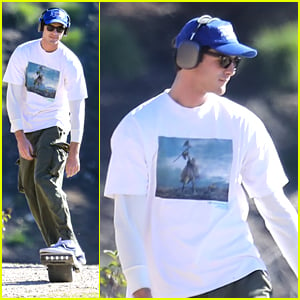 Jacob Elordi Spends New Year's Weekend On His One-Wheeled Skateboard