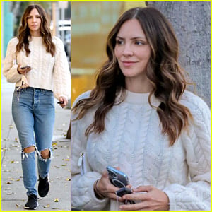 Katharine McPhee Looks Comfy Chic While Running Errands in L.A.