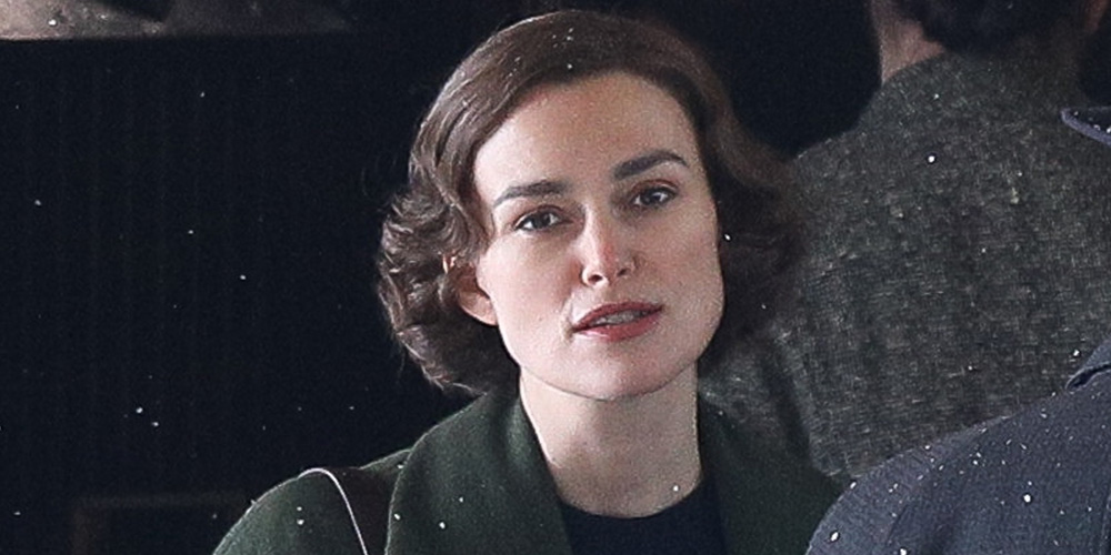 Keira Knightley Films Snowy Scenes on the Set of ‘Boston Stranger