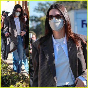 Kendall Jenner Films Footage For 'The Kardashians' Around West Hollywood