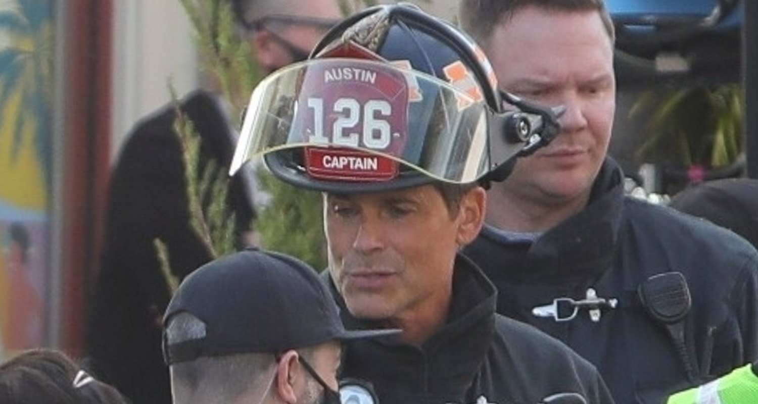Rob Lowe Suits Up In His Firefighter Gear to Film ’911 Lone Star