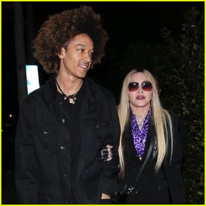 Madonna & Boyfriend Ahlamalik Williams Grab a Late Night Dinner in LA