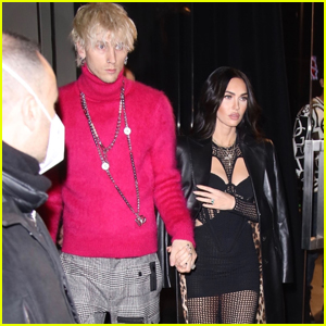 Newly Engaged Megan Fox & Machine Gun Kelly Step Out Together in Italy