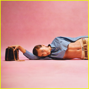 Hailey Bieber Wears a Micro-Mini Skirt in Miu Miu's Spring/Summer 2022 Campaign - See the Pics!