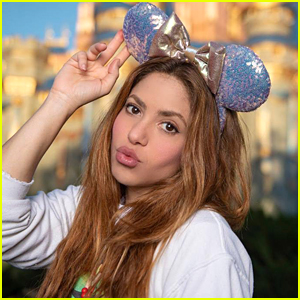 Shakira Sparkles In New Minnie Mouse Ears During Trip To Disney World