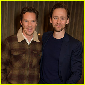 Tom Hiddleston Supports Fellow Marvel Star Benedict Cumberbatch at 'Power of the Dog' Screening